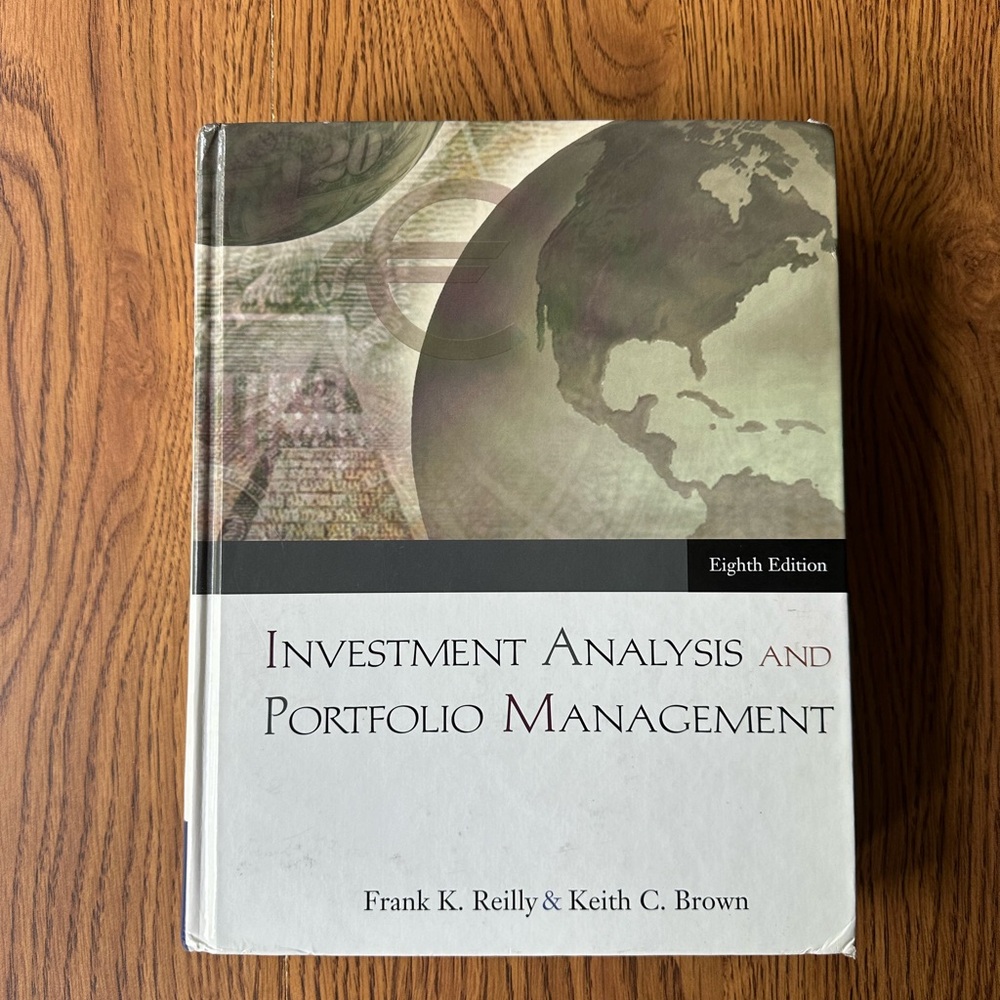 Investment Analysis and Portfolio Management Book